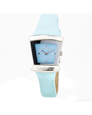 Chronotech Blue Leather Watch