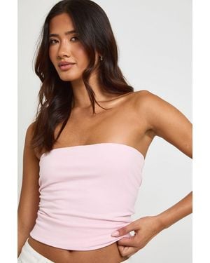 Boohoo Bandeau Top - Pink