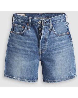Levi's Levi's Beauty 501 Mid Thigh Short - Blue