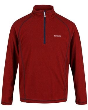 Regatta Quarter Zip Fleece Top - Red