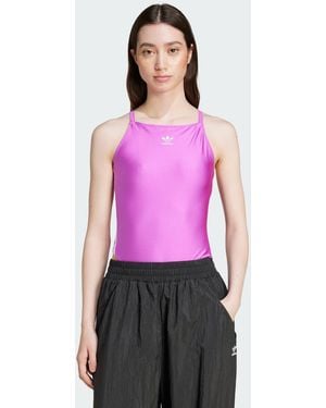adidas Originals 3-Stripes Bodysuit - Purple