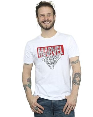 Marvel Spider Logo T-Shirt Cotton - White