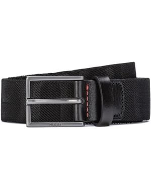 HUGO Accessories Glid Tape Belt - Black