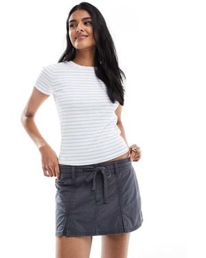 Hollister Pleated Mini Skirt - White