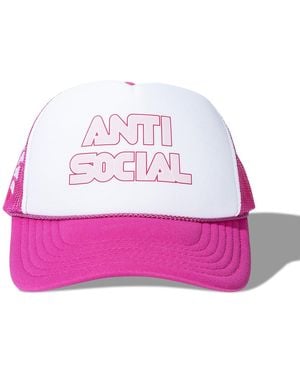 ANTI SOCIAL SOCIAL CLUB Anti Social Club Assc Racing Trucker Hat - Pink