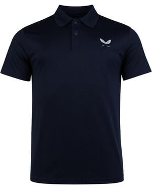 Castore Breathable Polo Shirt Polyamide - Blue