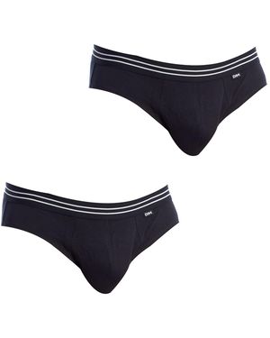 DIM Pack-2 Slips Cotton Streech Breathable Fabric D6577 Comfortable And Cool Design For - Blue