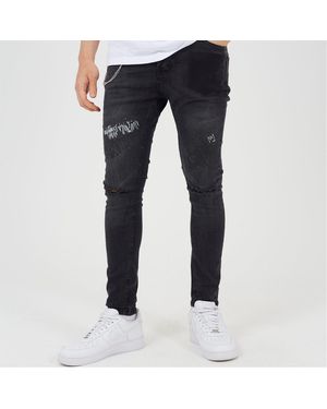Brave Soul Fit Denim Jean With Button Fly - Black