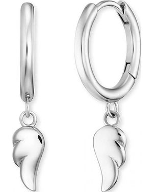 Engelsrufer Ere-Flywing1-Cr Ladies Flying Wings Earrings Sterling - White