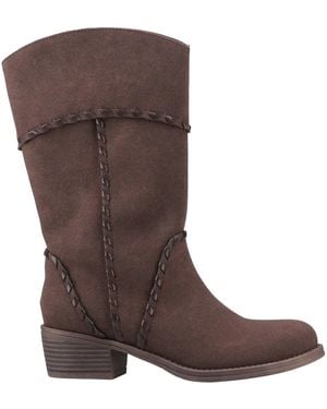 Rocket Dog Ladies Rowdy Cowboy Boots (Dark) - Brown