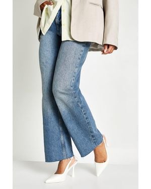 Boohoo Slingback Pointed Stiletto Court Heels - Blue