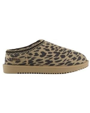Regatta Risley Luipaardprint Mules - Bruin