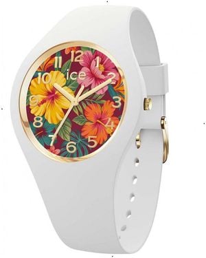 Ice-watch 025901 Ladies Ice Flower Watch - White