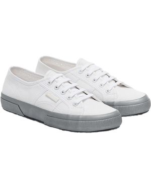 Superga Ladies Pearl Gum Trainers - White