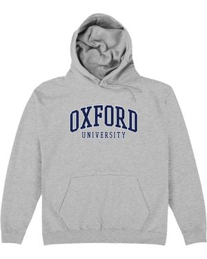 Park Fields University Of Oxford Heather Hoodie Cotton - Grey