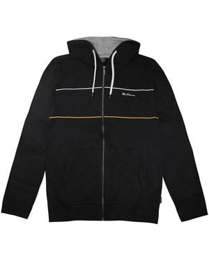 Ben Sherman Logo Track Jacket Cotton - Black