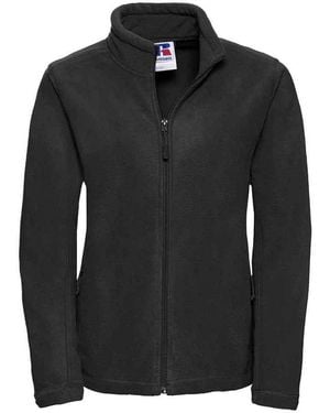 Russell Ladies Full Zip Outdoor Fleece Jacket - Black