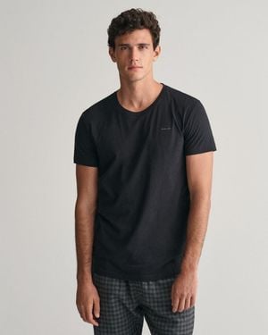 GANT C-Neck T-Shirt 2-Pack - Black