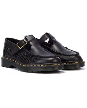 Dr. Martens Adrian T Bar Analine Shoes Leather - Black