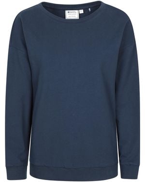 Mountain Warehouse Ladies Pentle Lightweight Sweatshirt - Blue