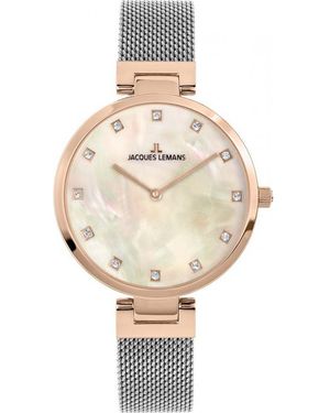 Jacques Lemans 1-2001M Ladies Milano Watch - Metallic