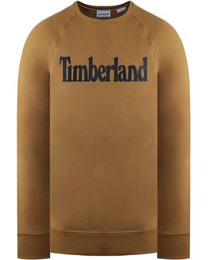Timberland Oa Linear Wheat Jumper - Brown