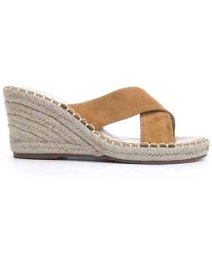 Montevita Espadrill Wedsun2 Bruin - Grijs