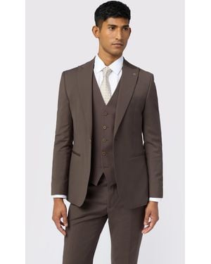 Ted Baker Slim Fit Jacket - Brown