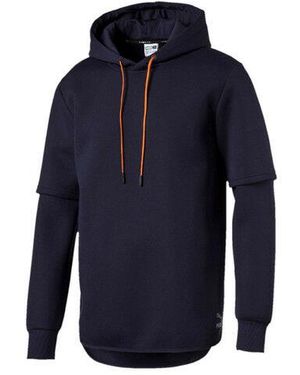 PUMA Evo Layer Top Pullover Hoody 571644 08 A61E Textile - Blue