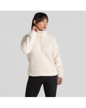 Craghoppers Ciara Funnel Neck Relaxed Fit Sweatshirt - Natural
