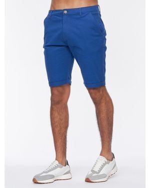 Crosshatch Sinwood Chino Shorts (Royal) - Blue