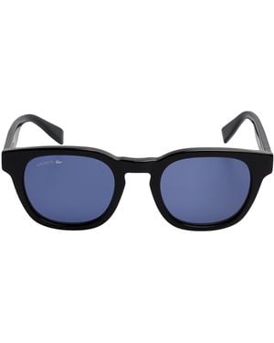Lacoste Oval Ribbon Acetate Sunglasses L6015S - Blue