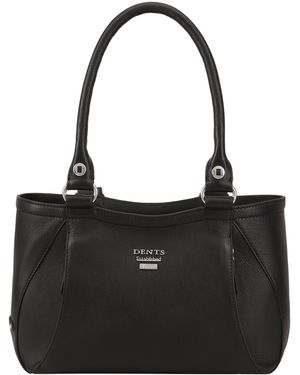 Dents Marlborough Leather Shoulder Bag - Black