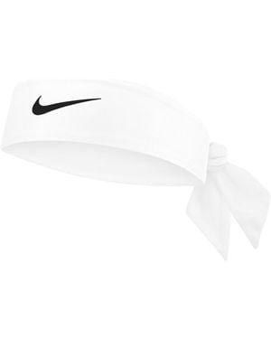Nike Fury Classic Dri-Fit Adjustable Headband - White