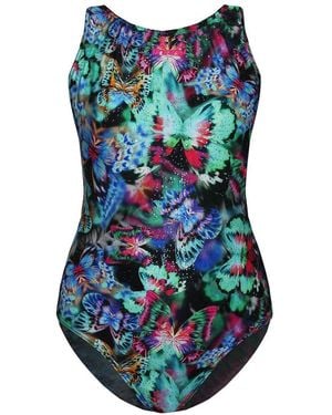 Maru Ulysses Sparkle X Back Multicoloured Swimwear - Blue
