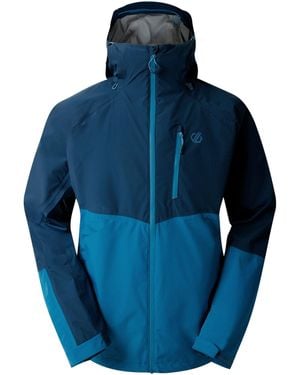 Dare 2b Breathe Out Waterproof Jacket (Moonlight Denim/ Steel) - Blue