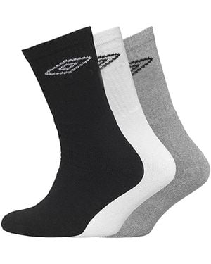 Umbro 3-Pack Herensokken Schoenvoering - Zwart