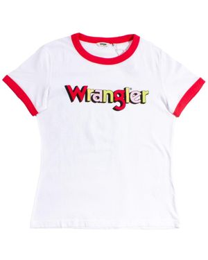 Wrangler Paradise Ringer T-Shirt Cotton - White