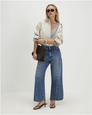 River Island Cropped Jeans Petite Cotton - Blue