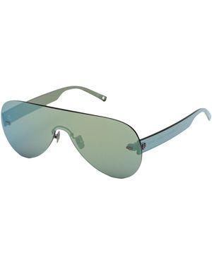 Belstaff Grey Acetate Sunglasses - Green