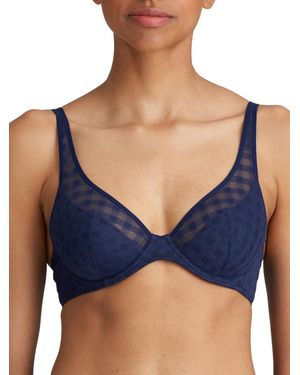 Marie Jo Jereme Half Padded Plunge Sapphire Polyamide - Blue