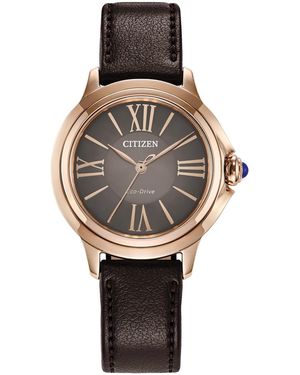 Citizen Watch Em1163-09X Leather - Grey