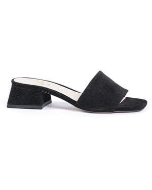 Versace 19.69 Abbigliamento Sportivo 19V69 Sandal Neper Sprint Nero Leather - Black