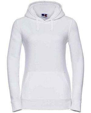 Russell Ladies Authentic Hoodie - White