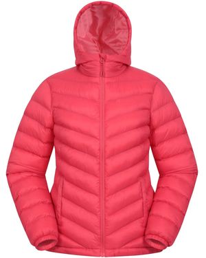 Mountain Warehouse Ladies Seasons Padded Jacket (Fiery Coral) - Pink