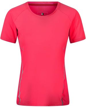 Regatta Crew Neck Raglan Sleeve Jersey Competition T-Shirt - Pink