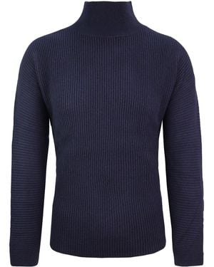 Lacoste Plain Jumper Wool - Blue