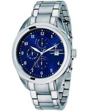 Maserati R8853112505 Traguardo Chronograph Watch With Dial - Metallic