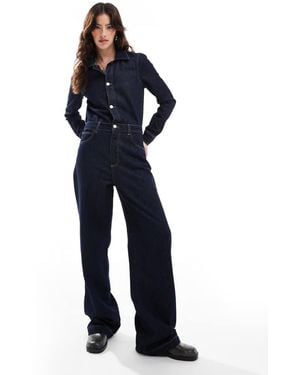 ASOS Denim Jumpsuit - Blue