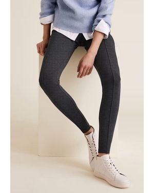 Marks & Spencer M&S Magic Shaping Tummy Control Herringbone Leggings - Multicolour